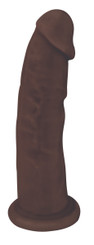 Silexpan Dark Hypoallergenic Silicone Dildo - 7 Inch by Fleshstixxx