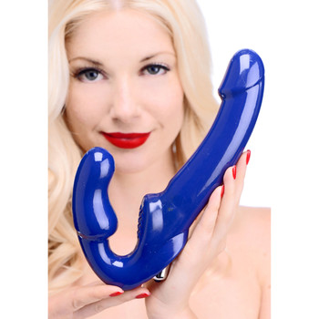 Revolver II Vibrating Strapless Strap On Dildo by Strap U
