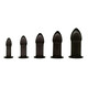 5 Piece Anal Trainer Set - Black by Master Series