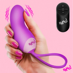 Silicone Mini Vibe w/ Remote - Purple by Bang!