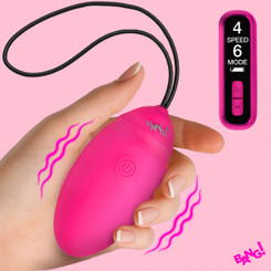 Vibrating Silicone Egg with Digital Remote by Bang!