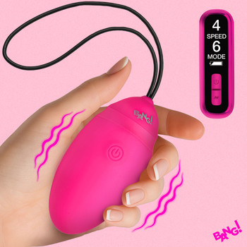 Vibrating Silicone Egg with Digital Remote by Bang!