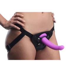 Navigator Silicone G-Spot Dildo with Harness by Strap U