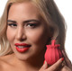 Bloomgasm Wild Violet 10X Silicone Clit Licking Stimulator - Red