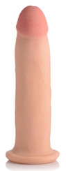 9 Inch Ultra Real Dual Layer Suction Cup Dildo without Balls by USA Dildos