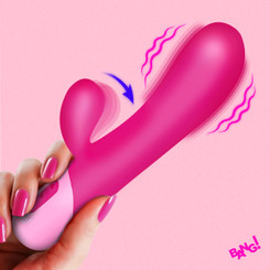 Clit Tapping Vibrating Rabbit - Pink by Bang!