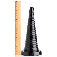 Giant Ribbed Anal Cone by Master Series