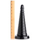Giant Ribbed Anal Cone by Master Series