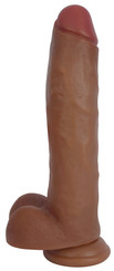 Jock Suction Cup Dildo with Balls - 11 Inch