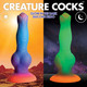 Space Penis Glow-in-the-Dark Silicone Alien Dildo by Creature Dildos