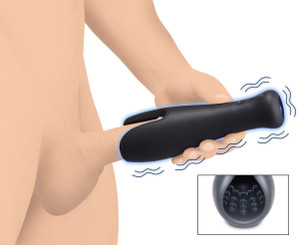 10X Vibrating Silicone Stroker by Trinity Men