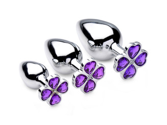 Flower Hearts Anal Plug Set by Booty Sparks