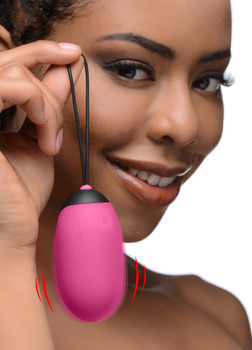 XL Silicone Vibrating Egg - Pink by Bang!