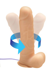 SexFlesh Turning Tom Rotating Dildo Adult Sex Toys