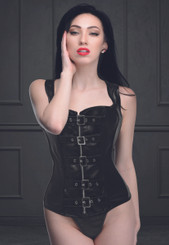 Lace-up Corset and Thong - Large