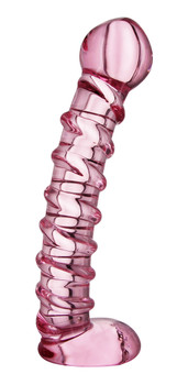 Shakti Glass Dildo - Pink