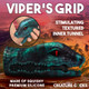 Serpentine Stroker Silicone Masturbator - Green by Creature Dildos