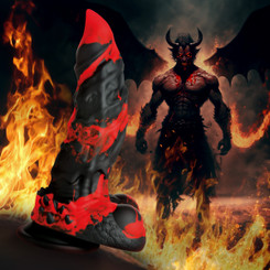 Fire Demon Monster Silicone Dildo by Creature Dildos