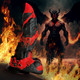 Fire Demon Monster Silicone Dildo by Creature Dildos