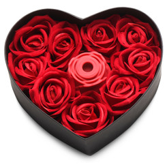 The Rose Lover's Gift Box 10X Clit Suction Rose - Red by Bloomgasm