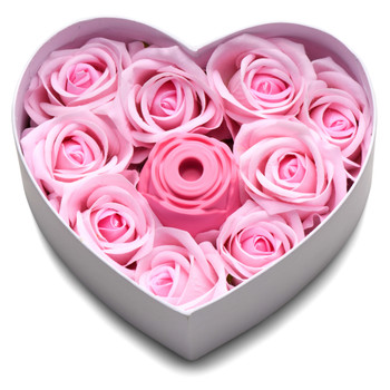 The Rose Lovers Gift Box 10x Clit Suction Rose - Pink by Bloomgasm
