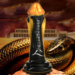 Golden Mamba Silicone Dildo by Creature Dildos