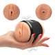 Vibrating Double Shot Mouth and Male Stroker by Mistress