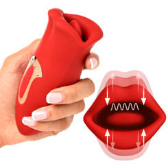 Kiss and Tell Mini Kissing and Vibrating Clitoral Stimulator by Lickgasm