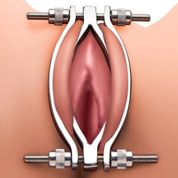 Stainless Steel Adjustable Vagina Clamp by Master Series