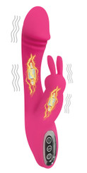 Flutters 10X G-Spot Rabbit Silicone Vibrator by Power Bunnies