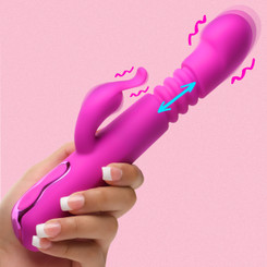 Thrusting Silicone Rabbit Vibrator by Bang!