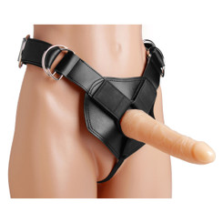 Flaunt Heavy Duty Strap On Harness with Dildo by Strap U