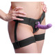 Bardot Garter Belt Strap On Harness with Silicone G-Spot Dildo by Strap U