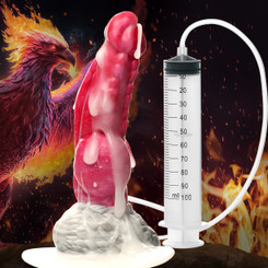 Resurrector Phoenix Fluid-compatible Silicone Dildo by Creature Dildos