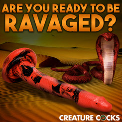King Cobra Silicone Dildo - 14 Inch by Creature Dildos