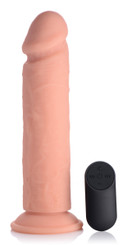 Big Shot Vibrating Remote Control Silicone Dildo - 9 Inch