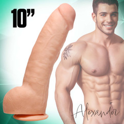 Raging ShaftStar Annihilating Alexander 10 Inch Realistic Dildo