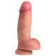 Ultra Realistic Dual Density Silicone Dildo with Balls - 7 Inch by JOCK