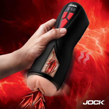 Banger Sucking & Vibrating Vagina Masturbator by JOCK
