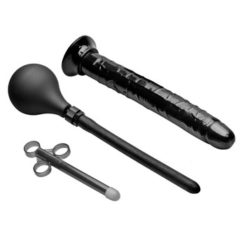 Go Deep Anal Cleansing Kit with Huge Dildo by CleanStream
