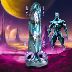 Astro-Thrust Thrusting and Vibrating Silicone Dildo by Creature Dildos
