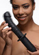 The Large Realistic 10X Silicone Vibrator with Handle by Anal Thumpers