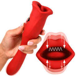 Kiss and Tell Pro Dual-ended Kissing Vibrator by Lickgasm