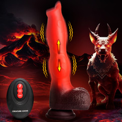 Ramming Hound Thrusting & Vibrating Silicone Dildo by Creature Dildos