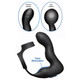 10X Inflatable and Vibrating Prostate Plug with Penis and Ball Ring by Swell