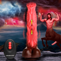 Deluxe Centaur Thrusting & Vibrating Silicone Dildo by Creature Dildos