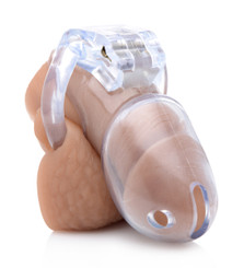 Clear Captor Chastity Cage - Medium by Master Series