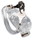 Lockdown Customizable Chastity Cage - Clear by Master Series