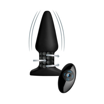 Rimmers Model R Smooth Anal Plug with Remote