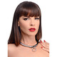 Stainless Steel Combination Lock Slave Collar by Master Series